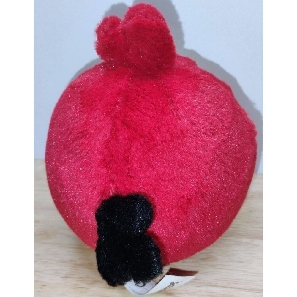 Angry Birds Red Plush Commonwealth 2010 Stuffed Animal 5" Cardinal - Picture 3 of 7